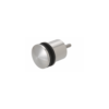 CRL RS0B2135BS 316 Brushed Stainless 2-3/8" x 1-3/4" Point Supported Standoff Base and Domed Cap