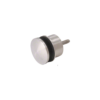 CRL RS0B2135BS 316 Brushed Stainless 2-3/8" x 1-3/4" Point Supported Standoff Base and Domed Cap