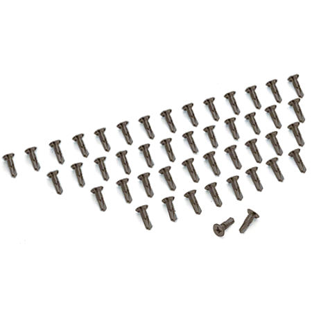 CRL RSP400DU Replacement Screw Pack for CRL 400/450 Series Continuous Geared Hinges - Dark Bronze