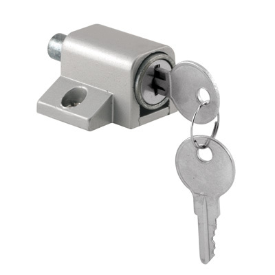 CRL S4004B Aluminum Keyed Patio Door Lock - Bulk (20) Pack