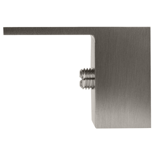 CRL S0GC37RBSC Brushed Satin Chrome Right Hand "Sleeve Over" Wall Mount Glass Clamp