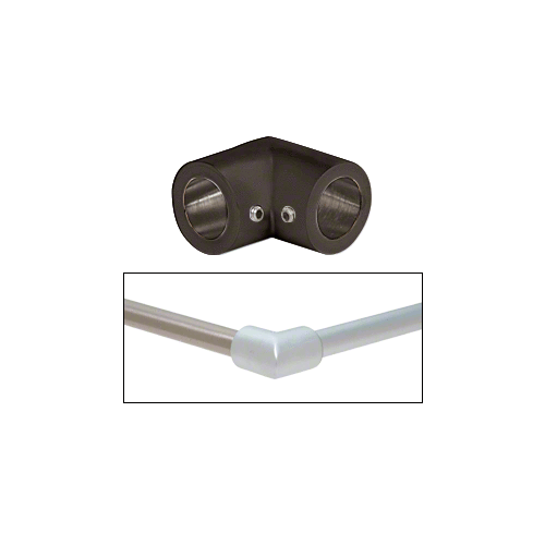 CRL S8PN Polished Nickel Corner Bracket for Support Bar