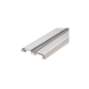 CRL SD1BTBS Brushed Stainless Steel Sliding Door Bottom Rolling Track