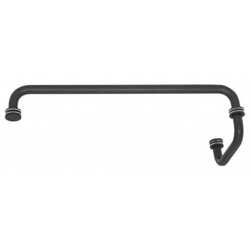 CRL SDP6TB24ABN Antique Brushed Nickel 24" Towel Bar With 6" Pull Handle Combination Set