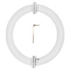 CRL SDPC575UBR Ultra Brass 5-1/8" Tubular Back-to-Back Circular Style Brass Shower Door 3/4" Diameter Pull Handles