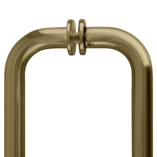 CRL SDPR6ABC0 Antique Brushed Copper 6" Tubular Back-to-Back 3/4" Diameter Shower Door Pull Handles