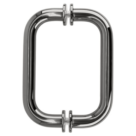 CRL SDPR6CH Polished Chrome 6" Tubular Back-to-Back 3/4" Diameter Shower Door Pull Handles