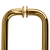 CRL SDPR6ABC0 Antique Brushed Copper 6" Tubular Back-to-Back 3/4" Diameter Shower Door Pull Handles