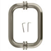 CRL SDPR6ABC0 Antique Brushed Copper 6" Tubular Back-to-Back 3/4" Diameter Shower Door Pull Handles