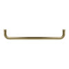 CRL SDTBS18BR Polished Brass 18" Single-Sided Towel Bar for Glass