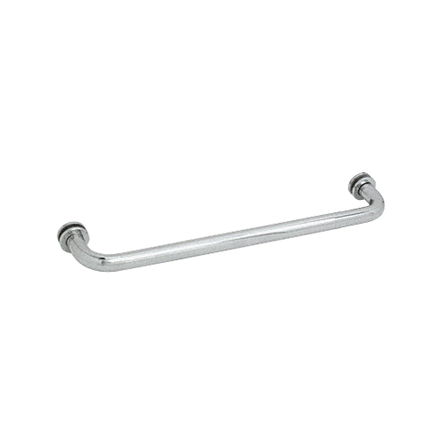 CRL SDTBS18BR Polished Brass 18" Single-Sided Towel Bar for Glass