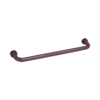 CRL SDTBS24SB Satin Brass 24" Single-Sided Towel Bar for Glass