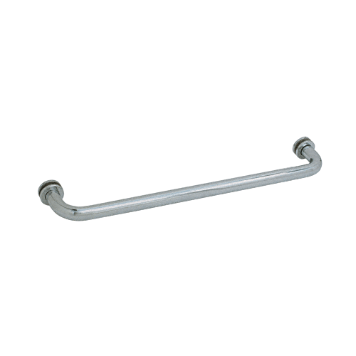 CRL SDTBS24SB Satin Brass 24" Single-Sided Towel Bar for Glass