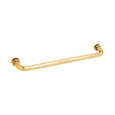 CRL SDTBS24GP Gold Plated 24" Single-Sided Towel Bar for Glass