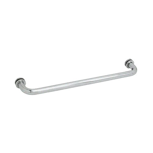 CRL SDTBS24SB Satin Brass 24" Single-Sided Towel Bar for Glass