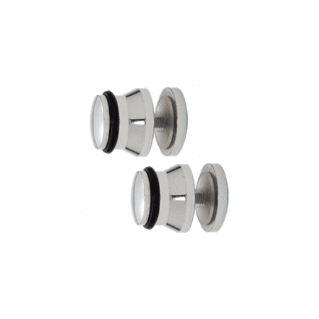 CRL SERAL2PS Polished Stainless Serenity Series Sliding Door System - Anti-Lift Fittings (2/Pack)