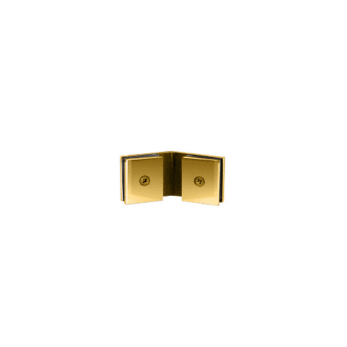 CRL SGC135BBRZ Brushed Bronze Square 135 Degree Glass-to-Glass Clamp