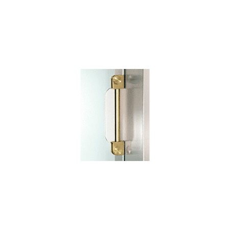 CRL SGH8BR Lacquered Brass Frameless Sliding Glass Door Handle