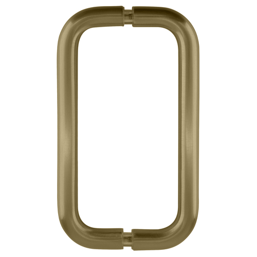 CRL SPH8CH Polished Chrome 8" Back-to-Back Solid Brass 3/4" Diameter Pull Handles with Metal Washers