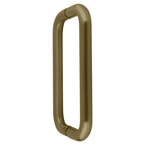 CRL SPH8CH Polished Chrome 8" Back-to-Back Solid Brass 3/4" Diameter Pull Handles with Metal Washers