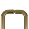 CRL SPH8CH Polished Chrome 8" Back-to-Back Solid Brass 3/4" Diameter Pull Handles with Metal Washers