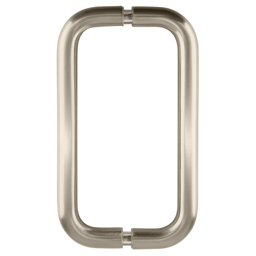 CRL SPH8CH Polished Chrome 8" Back-to-Back Solid Brass 3/4" Diameter Pull Handles with Metal Washers