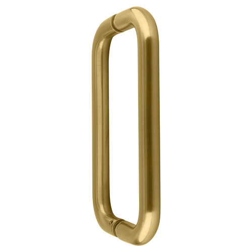 CRL SPH8CH Polished Chrome 8" Back-to-Back Solid Brass 3/4" Diameter Pull Handles with Metal Washers