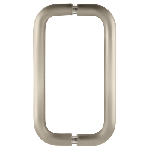 CRL SPH8CH Polished Chrome 8" Back-to-Back Solid Brass 3/4" Diameter Pull Handles with Metal Washers