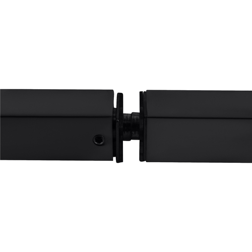 CRL SQ6X6MBL Matte Black 6" x 6" SQ Series Square Tubing Back-to-Back Pull Handle