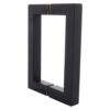 CRL SQ6X6MBL Matte Black 6" x 6" SQ Series Square Tubing Back-to-Back Pull Handle