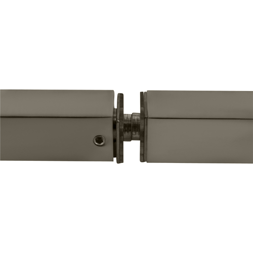 CRL SQ6X6SC Satin Chrome 6" x 6" SQ Series Square Tubing Back-to-Back Pull Handle