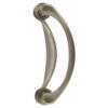 CRL SSDP6BR Polished Brass 6" Back-to-Back Sculptured Solid Pull Handle