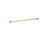 CRL SUP10SB Satin Brass Frameless Shower Door Fixed Panel Wall-To-Glass Support Bar for 3/8" to 1/2" Thick Glass