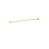 CRL SUP10SB Satin Brass Frameless Shower Door Fixed Panel Wall-To-Glass Support Bar for 3/8" to 1/2" Thick Glass