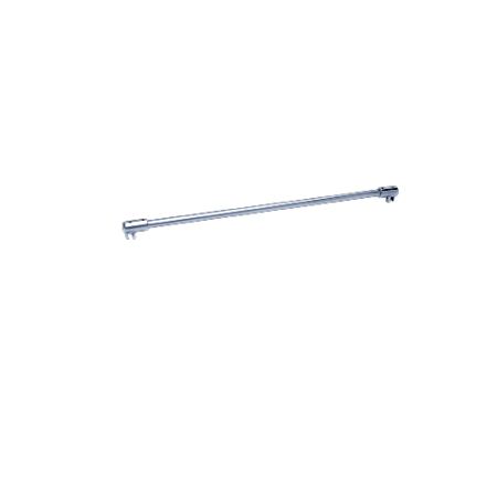 CRL SUP20CH Polished Chrome 39" Sleeve-Over Glass-To-Glass Support Bar for 3/8" to 1/2" Thick Glass