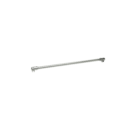 CRL SUP20PN Polished Nickel 39" Sleeve-Over Glass-To-Glass Support Bar for 3/8" to 1/2" Thick Glass