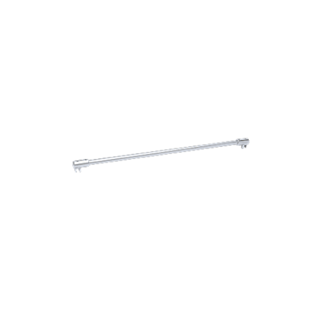 CRL SUP20SC Satin Chrome 39" Sleeve-Over Glass-To-Glass Support Bar for 3/8" to 1/2" Thick Glass