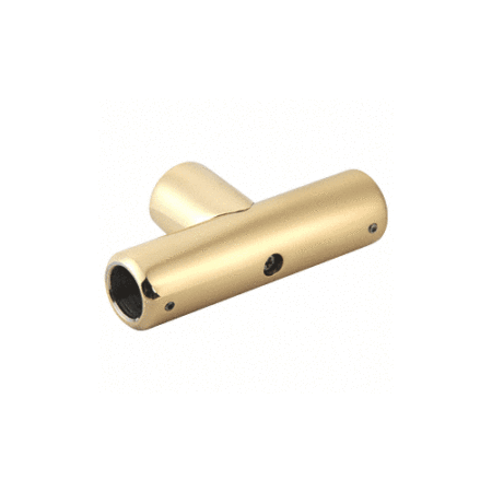 CRL SUPTBR Brass T-Bracket for Support Bar