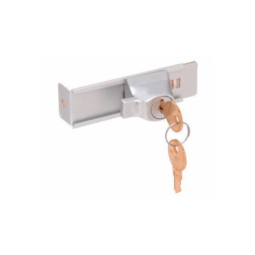 CRL TDK7AKA Aluminum Stick-On Showcase Lock - Keyed Alike Satin Anodized