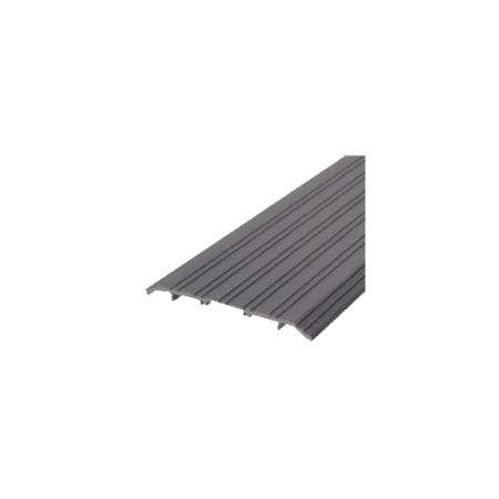 CRL TH017D72 Dark Bronze 7" x 1/2" Saddle Aluminum Threshold - 73" in Length