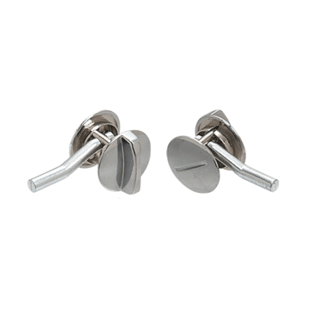 CRL TP226 Chrome Inside/Outside Knob and Bolt Set