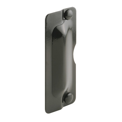 CRL U9501 7" Bronze Latch Shield for Flush Mounted Doors