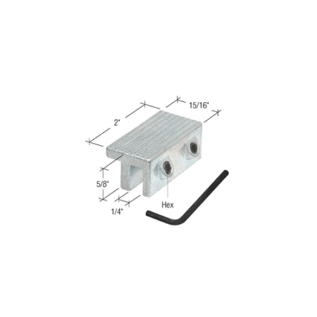 CRL S4034 Aluminum Tamper-Resistant Window Lock Dual Hex Screws