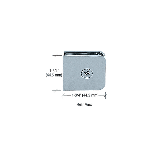 CRL UC77BN Brushed Nickel Traditional Style Fixed Panel U-Clamp