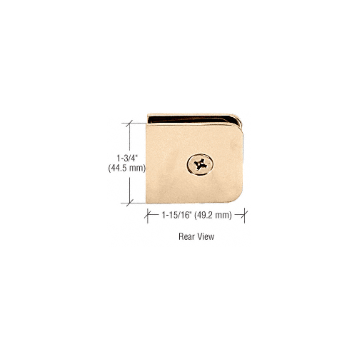 CRL UC79BL Black Oversized Fixed Panel U-Clamp