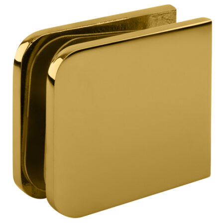 CRL UC79ULBR Unlacquered Brass Oversized Fixed Panel U-Clamp