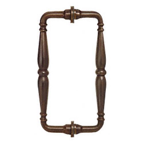 CRL V1C6X6GP Gold Plated 6" Victorian Style Back-to-Back Pull Handle