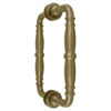 CRL V1C6X6BBRZ Brushed Bronze 6" Victorian Style Back-to-Back Pull Handle