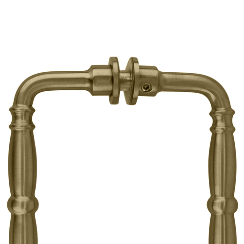 CRL V1C6X6BBRZ Brushed Bronze 6" Victorian Style Back-to-Back Pull Handle