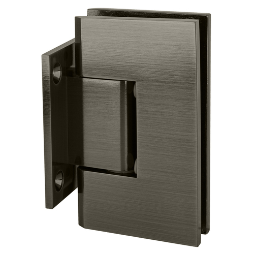 CRL V1E074ABC0 Antique Brushed Copper Vienna 074 Series Short Back Plate Wall Mount Hinge